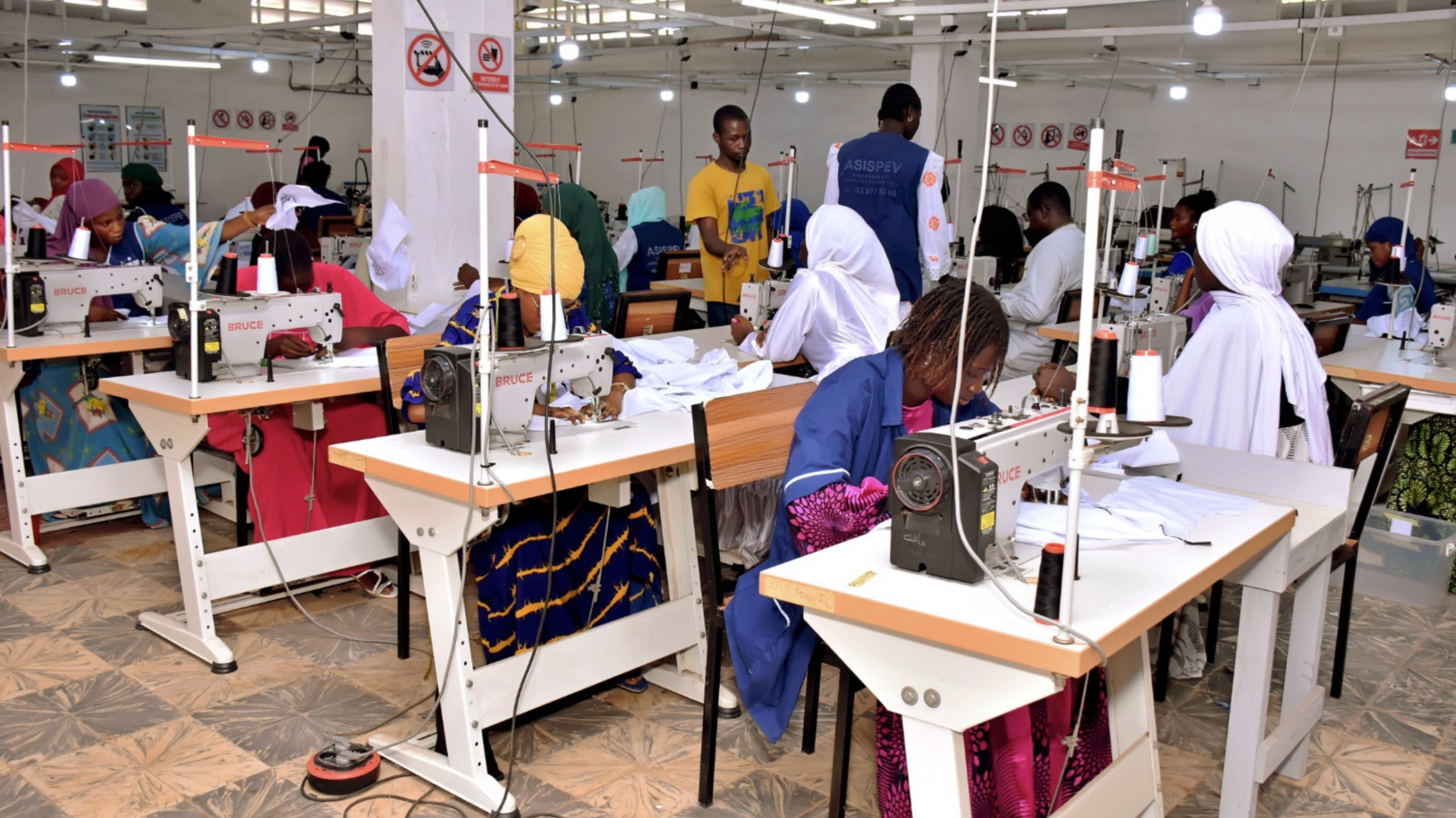 Blick in die Schneiderei